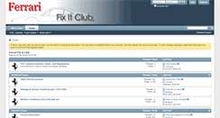 Desktop Screenshot of ferrarifixitclub.com